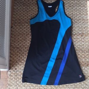 FILA One Piece Tennis Dress Medium w Shelf Bra